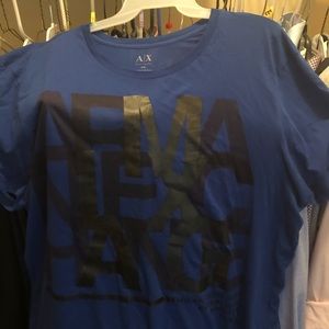 Armani Exchange blue T-shirt size xxl